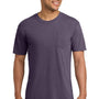 Comfort Colors Mens Short Sleeve Crewneck T-Shirt w/ Pocket - Wine