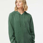 Independent Trading Co. Mens Special Blend Raglan Hooded Sweatshirt Hoodie - Moss Green - NEW