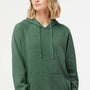 Independent Trading Company Mens Special Blend Raglan Hooded Sweatshirt Hoodie w/ Pouch Pocket - Moss Green