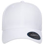 Yupoong Hats Mens Nu Moisture Wicking Adjustable Hat - White