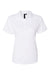 Sierra Pacific 5100 Womens Value Polyester Polo White Flat Front