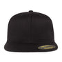 Flexfit Hats Mens Moisture Wicking Fitted Stretch Fit Hat - Black