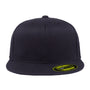 Flexfit Hats Mens Moisture Wicking Fitted Stretch Fit Hat - Dark Navy Blue