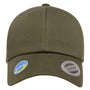 Yupoong Hats Mens Ecowash Adjustable Dad Hat - Olive Green