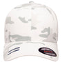 Flexfit Hats Mens Multicam Stretch Fit Hat - Alpine White Camo