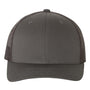 Yupoong Mens Retro Snapback Trucker Hat - Charcoal Grey - NEW