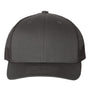 Yupoong Hats Mens Retro Snapback Trucker Hat - Charcoal Grey/Black