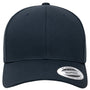 Yupoong Hats Mens CVC Twill Snapback Hat - Navy Blue