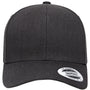 Yupoong Hats Mens CVC Twill Snapback Hat - Heather Dark Grey