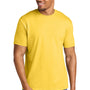 Gildan Mens Softstyle CVC Short Sleeve Crewneck T-Shirt - Daisy Mist Yellow - NEW