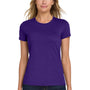 Gildan Womens Softstyle Short Sleeve Crewneck T-Shirt - Purple - Closeout