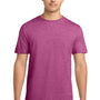 Gildan Mens Softstyle Short Sleeve Crewneck T-Shirt - Heather Berry Pink