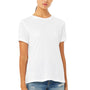 Bella + Canvas Womens Short Sleeve Crewneck T-Shirt - Solid White