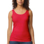 Gildan Womens Softstyle Tank Top - Cherry Red - NEW