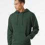 Independent Trading Co. Mens Hooded Sweatshirt Hoodie - Alpine Green - NEW