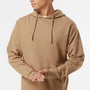 Independent Trading Company Mens Hooded Sweatshirt Hoodie w/ Pouch Pocket - Sandstone Brown