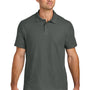 Gildan Mens Softstyle Pique Short Sleeve Polo Shirt - Charcoal Grey