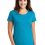 Gildan Womens Short Sleeve Crewneck T-Shirt - Caribbean Blue - Closeout