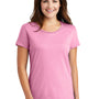Gildan Womens Short Sleeve Crewneck T-Shirt - Charity Pink - Closeout