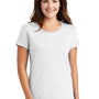 Gildan Womens Short Sleeve Crewneck T-Shirt - White - Closeout