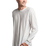 Russell Athletic Mens Dri-Power Moisture Wicking Performance Long Sleeve Crewneck T-Shirt - White