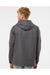 Independent Trading Co. EXP94NAW Mens Nylon Hooded Anorak Jacket Graphite Grey Model Back