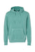 Independent Trading Co. PRM4500 Mens Pigment Dyed Hooded Sweatshirt Hoodie Mint Green Flat Front