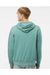 Independent Trading Co. PRM4500 Mens Pigment Dyed Hooded Sweatshirt Hoodie Mint Green Model Back