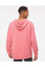 Independent Trading Co. PRM4500 Mens Pigment Dyed Hooded Sweatshirt Hoodie Pink Model Back
