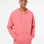 Independent Trading Co. Mens Pigment Dyed Hooded Sweatshirt Hoodie - Pink - NEW