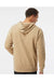Independent Trading Co. PRM4500 Mens Pigment Dyed Hooded Sweatshirt Hoodie Sandstone Brown Model Back