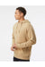 Independent Trading Co. PRM4500 Mens Pigment Dyed Hooded Sweatshirt Hoodie Sandstone Brown Model Side