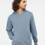 Independent Trading Co. Mens Pigment Dyed Hooded Sweatshirt Hoodie - Slate Blue - NEW