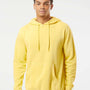 Independent Trading Co. Mens Pigment Dyed Hooded Sweatshirt Hoodie - Yellow - NEW