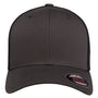Flexfit Hats Mens Stretch Fit Trucker Hat - Charcoal Grey/Navy Blue