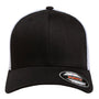 Flexfit Hats Mens Stretch Fit Trucker Hat - Black/White