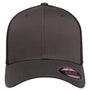 Flexfit Hats Mens Stretch Fit Trucker Hat - Charcoal Grey/Black