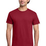 Gildan Mens Short Sleeve Crewneck T-Shirt - Cherry Red