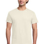 Gildan Mens Short Sleeve Crewneck T-Shirt - Natural