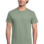 Gildan Mens Short Sleeve Crewneck T-Shirt - Sage Green
