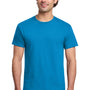 Gildan Mens Short Sleeve Crewneck T-Shirt - Sapphire Blue