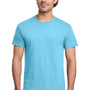 Gildan Mens Short Sleeve Crewneck T-Shirt - Sky Blue