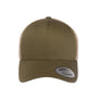 Yupoong Hats Mens Retro Snapback Trucker Hat - Moss/Khaki