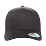 Yupoong Hats Mens Retro Snapback Trucker Hat - Charcoal Grey/Navy Blue