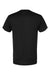 Bayside 5300 Mens USA Made Performance Short Sleeve Crewneck T-Shirt Black Flat Back