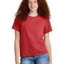 Gildan Youth Softstyle CVC Short Sleeve Crewneck T-Shirt - Red Mist