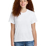 Gildan Youth Softstyle CVC Short Sleeve Crewneck T-Shirt - White