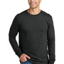 Gildan Mens Softstyle CVC Long Sleeve Crewneck T-Shirt - Pitch Black Mist