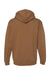Independent Trading Co. IND4000 Mens Hooded Sweatshirt Hoodie Saddle Brown Flat Back