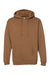 Independent Trading Co. IND4000 Mens Hooded Sweatshirt Hoodie Saddle Brown Flat Front